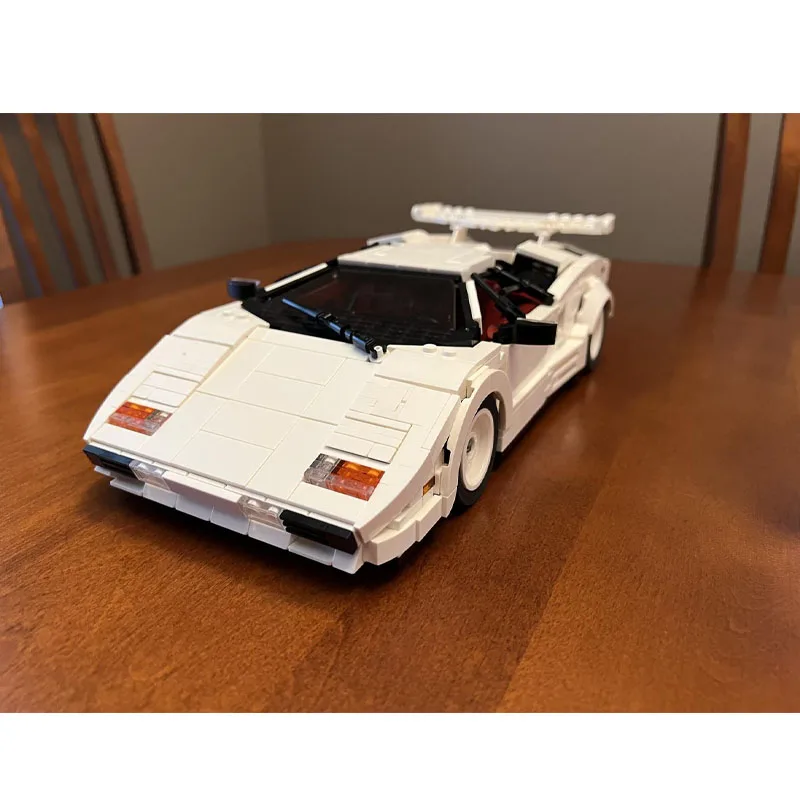 

MOC-133279 New Signature LP5000 Supercar Racing Building Block Model 1416 Parts MOC Creative Boy Children's Birthday Toy Gift