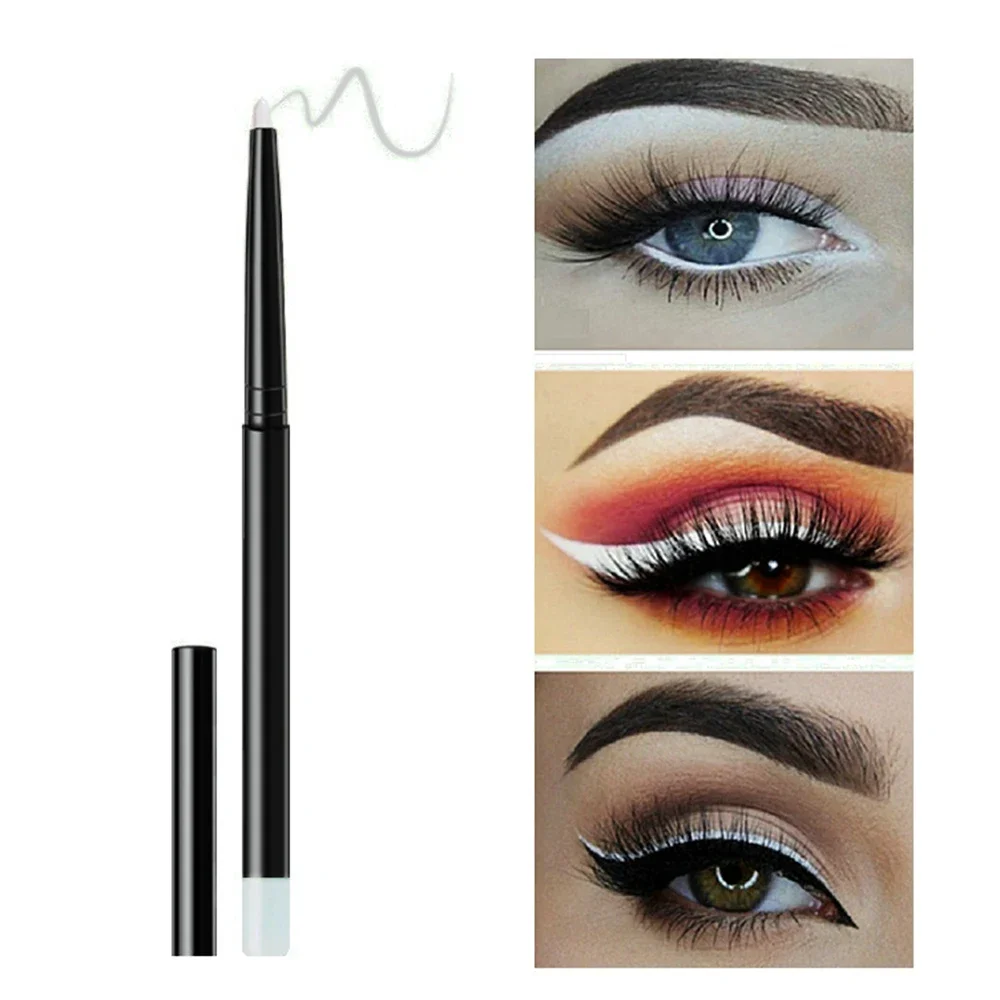 

White Eyeliner Pencil Private Label Long Lasting Waterproof Beauty Line Pen Natural Custom Logo Makeup Wholesale Cruelty Free