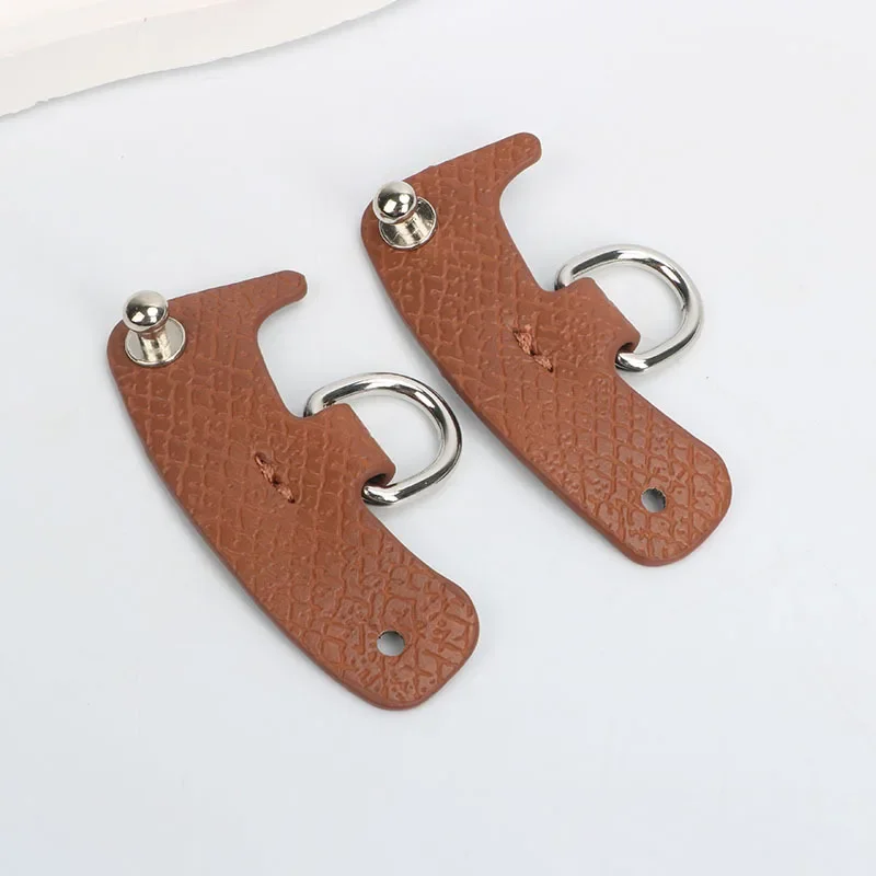 Leather Strap Buckle Kit For Longchamp Mini Handbag Transform To Shoulder Bag Free Punch Strap Modification Accessories