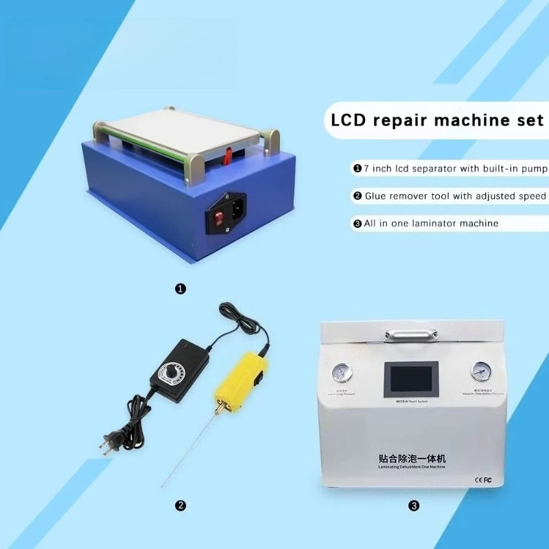 NOTE 20 Super NOTE 10 NOTE 20 PLUS OCA Laminator Full set of LCD refurbishment machine