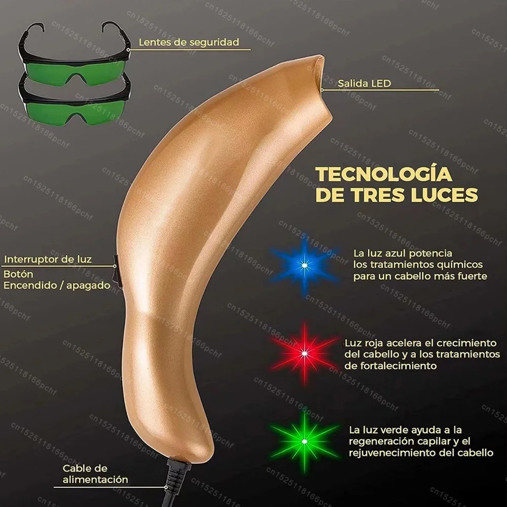 Scalp Care Growth Hair Device 3-Level Phototherapy Anti Hair Loss Scalp Treatment Alopecia Areata Hair Nourishing Thicker Hair