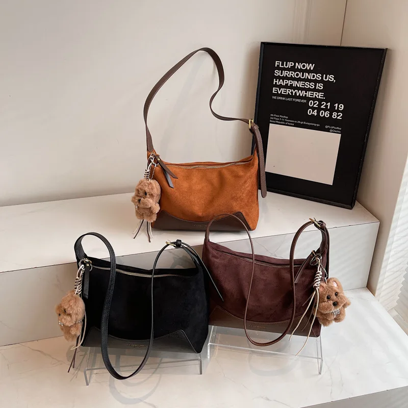 

2025 Women's Leopard Print Underarm Bag, PU Leather Multi-way Shoulder Crossbody Purse, Retro Chic Bag for Daily Commute