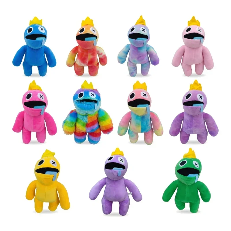 Cute Stuffed Animal Soft Plush Toy Multi-Color Kids Adults Gift for Birthday Party Holiday Home Decor