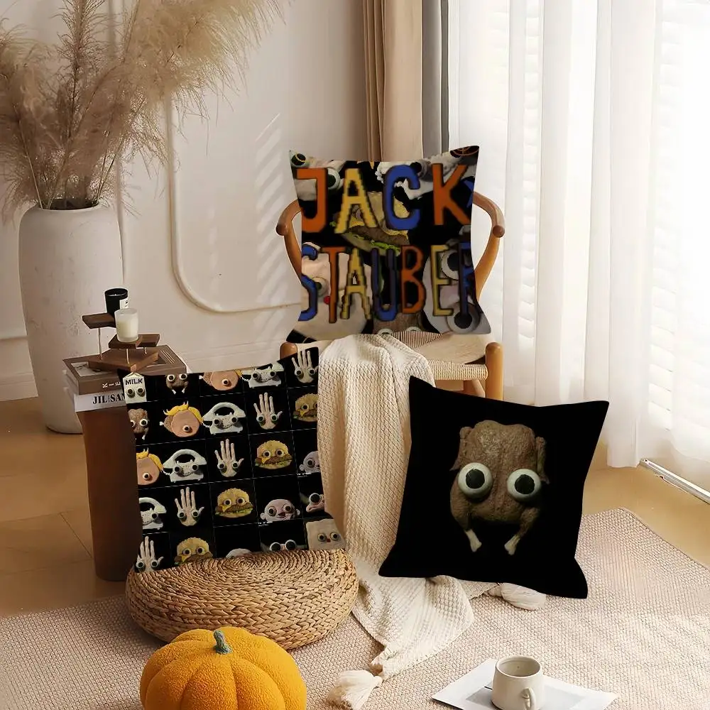 Singer Jack Stauber Album   Office Cushion Pillowcase Car Cushion Cover45X45CM Lumbar Pillowcase Sofa Pillowcover