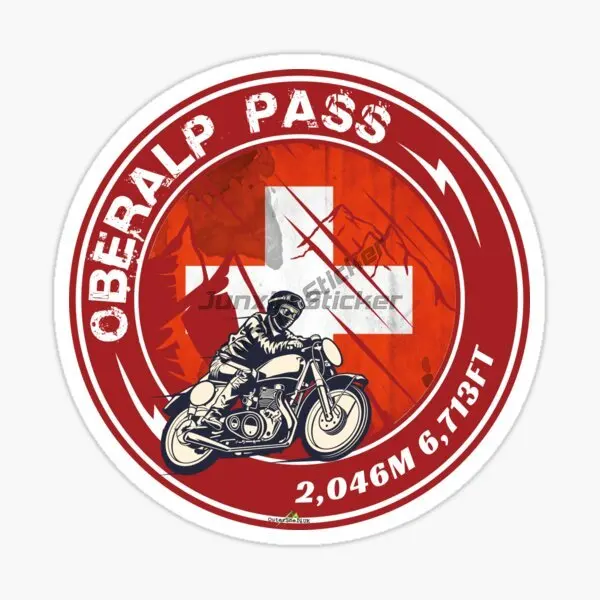جبال الألب السويسرية سويسرا FURKA تمرير ZERMAT INTERLAKEN ZURICH OBERALP تمرير سيارة ملصق الفينيل ذاتية اللصق ملصق مائي