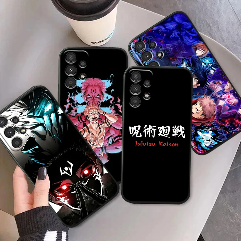 

Anime J-ujutsu K-aisen For Samsung A90 A80 A70S A60 A50S A40 A30S A20E A20S A10S Silicone Black Phone Case