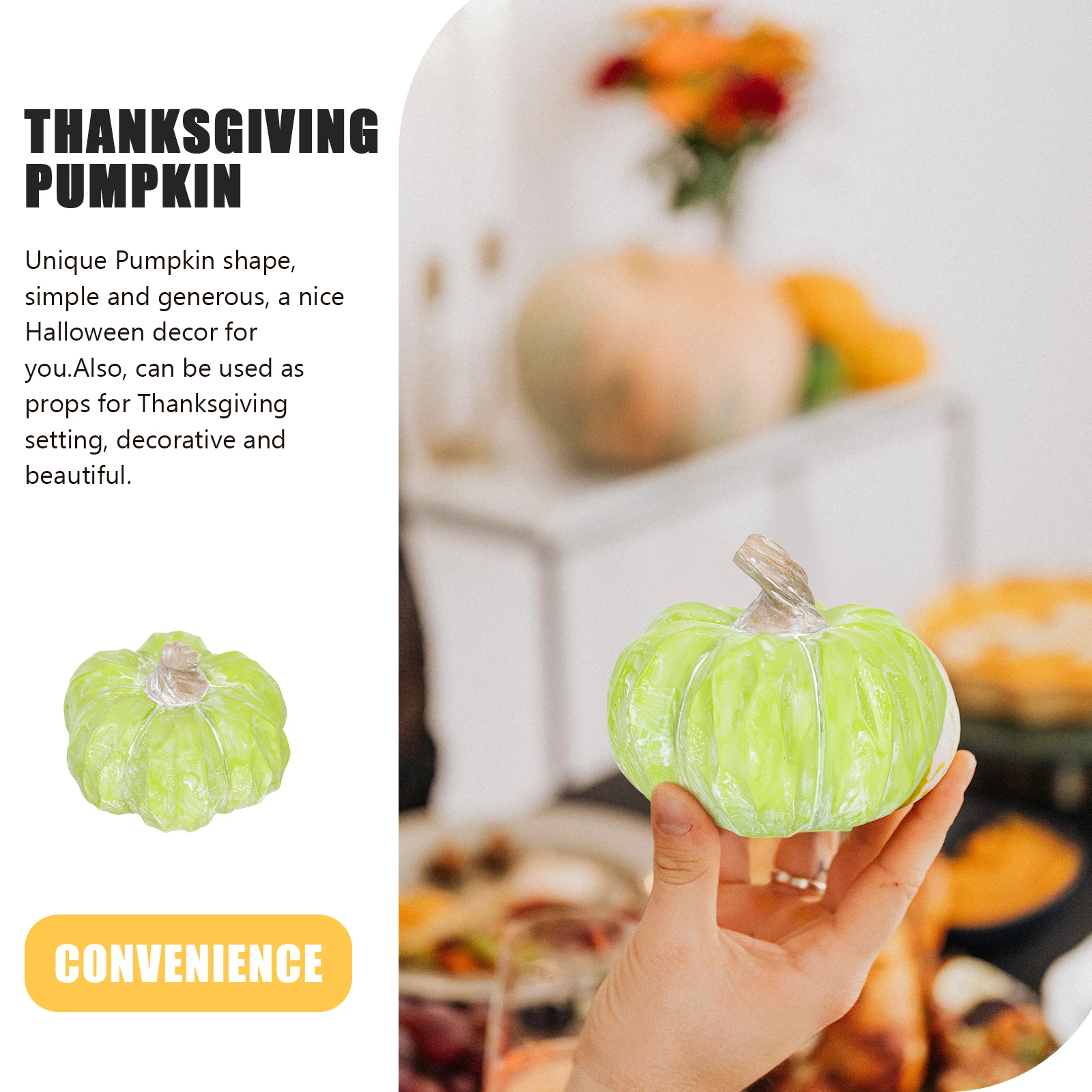 

Украшения из тыквы Декоративные тыквы Кантри Настольные украшения Поддельные осенние украшения для украшения