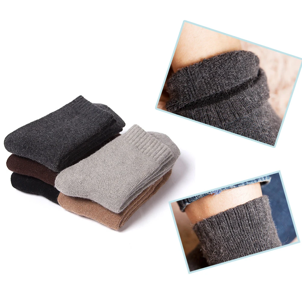 Thermal Socks Thick Socks Mid-Tube Thicken Wool Socks Men High Quality Towel Keep Warm Winter Socks Cotton Gift Socks For Man