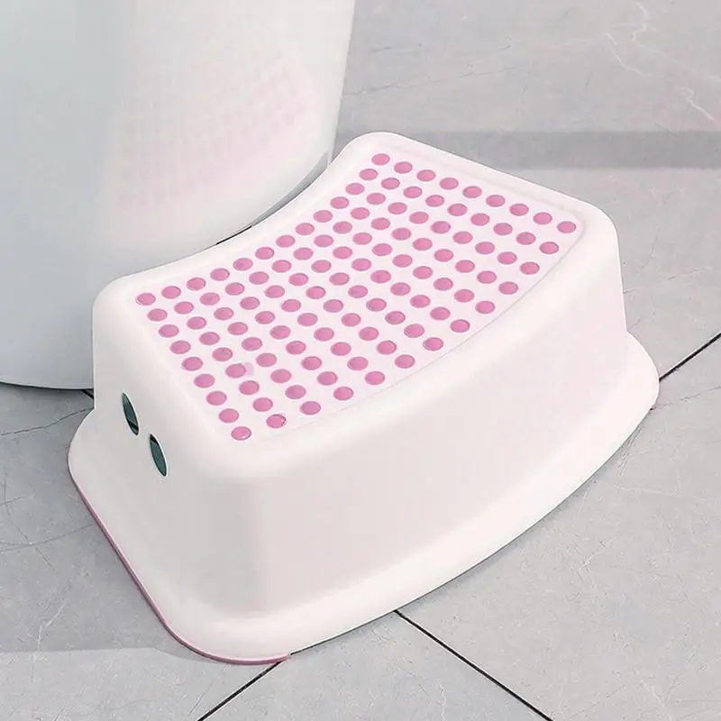 Toilet Foot Stool Potty Step Non-slip Bathroom Potty Stool stackable Foot Stool Potty Steps For Kids And Seniors