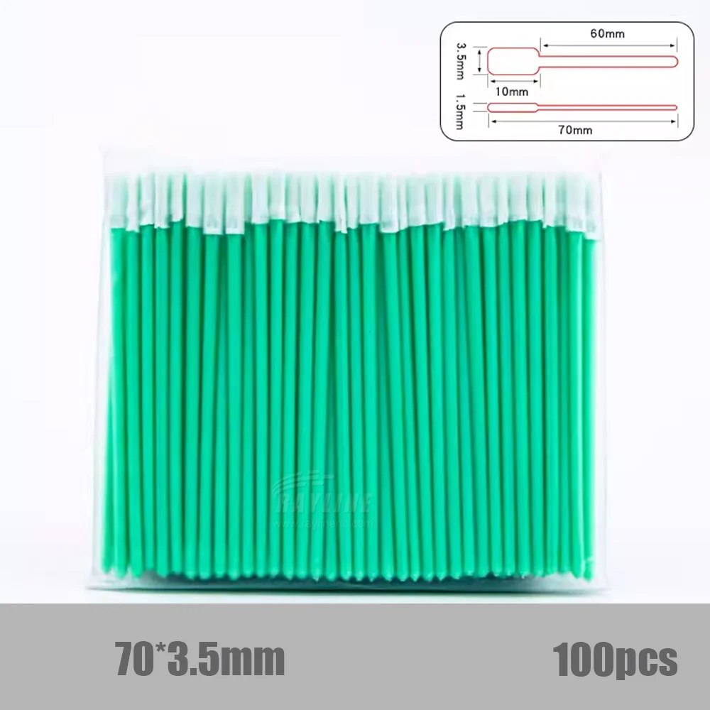 

Industry Machine Cleaning Tools 70mm 100 161mm Length 100pcs/pack Anti-static Dust-free Non Woven Fabrics Cotton Swabs