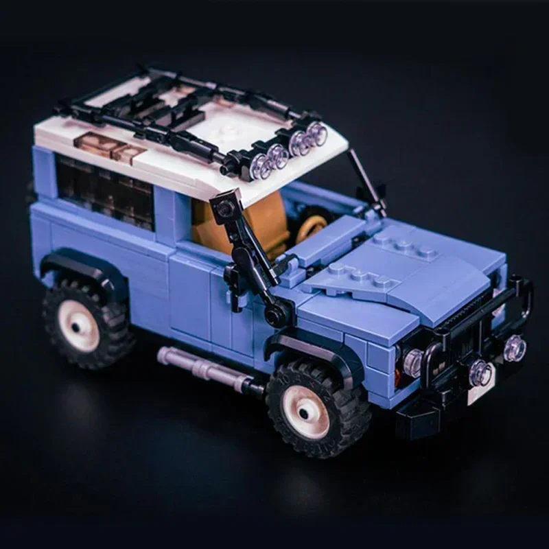 Stadt Auto Modell Moc Bausteine Klassische Geländewagen Defender 90 Technologie Blöcke Geschenke Weihnachten Spielzeug DIY Sets Montage