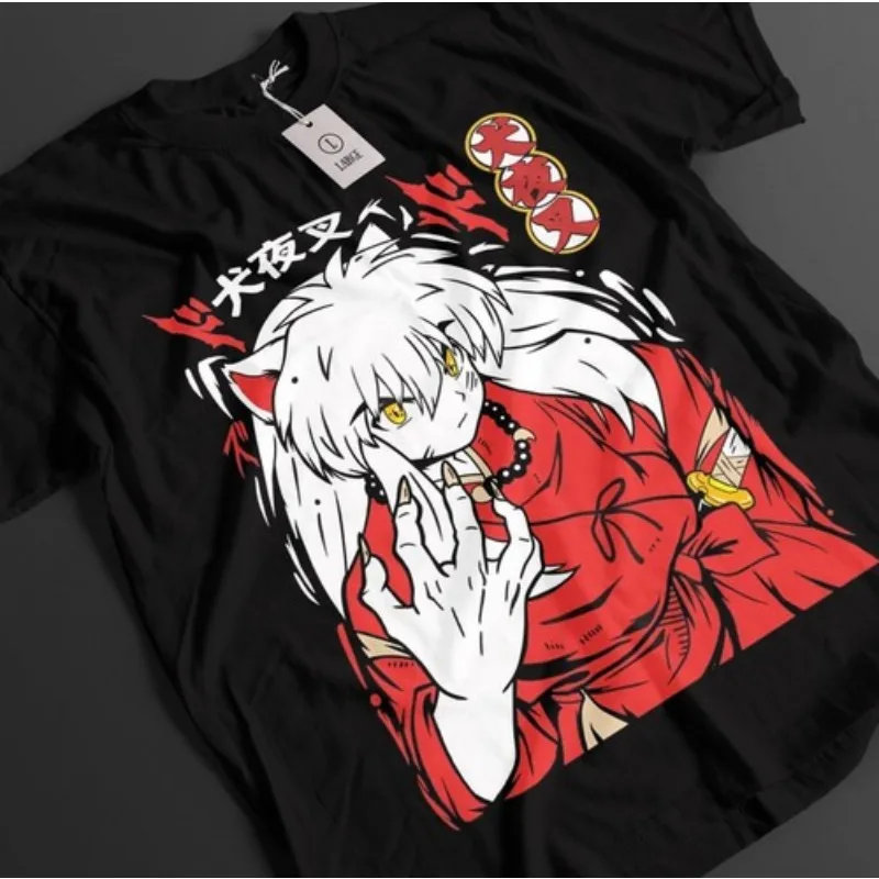 Inuyasha Shirt Kagoma Tshirt Sesshomaru T-Shirt Kikyo Top Sango Anime Unisex Tee