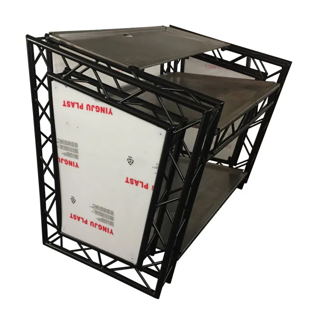 Hot Sales DJ Booth Used Movable New Style DJ Table