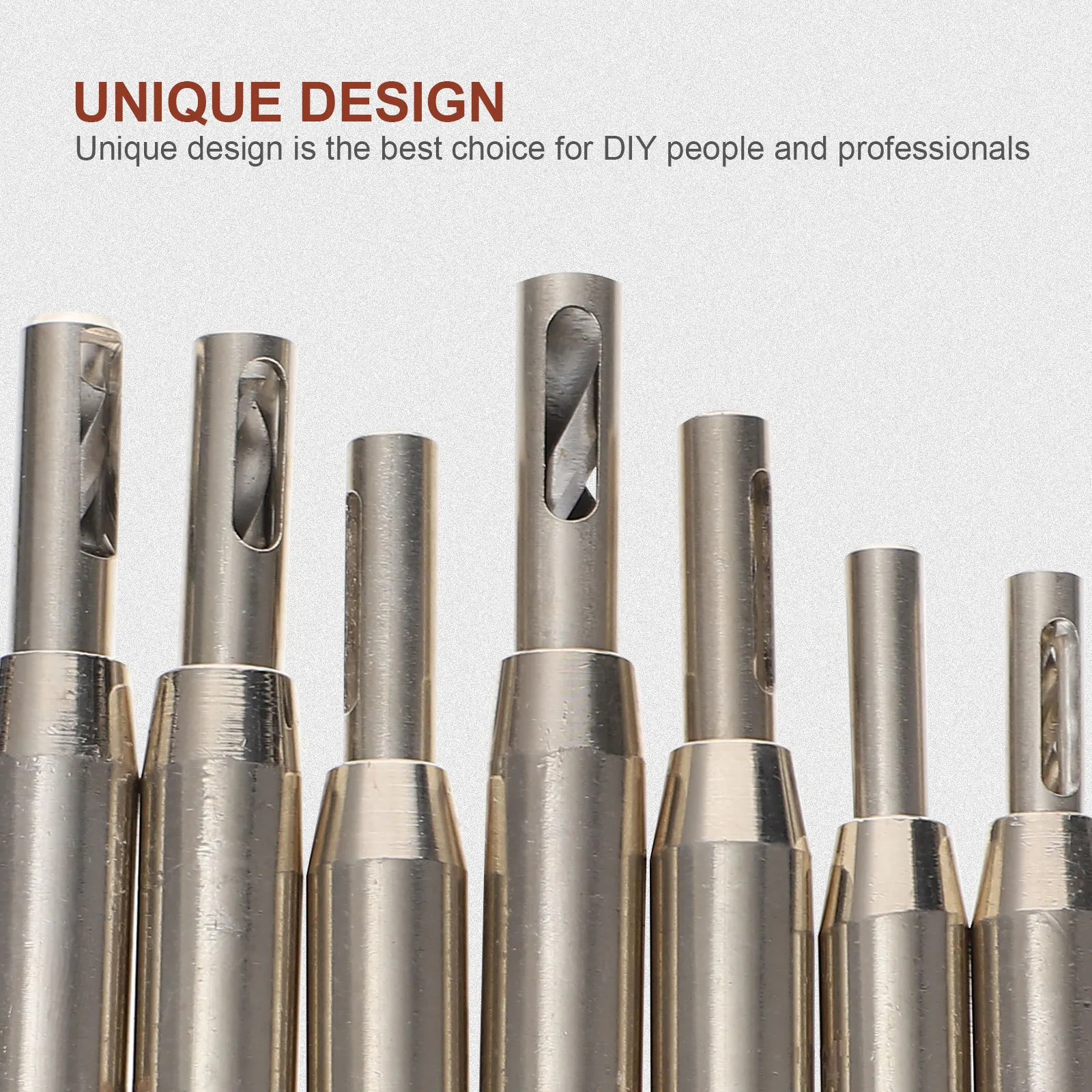 

1Set Furniture Hinge Drilling Kit Strong Material Easy Storage 7 Piece Professional Door Mounting Tool Time Saving Design