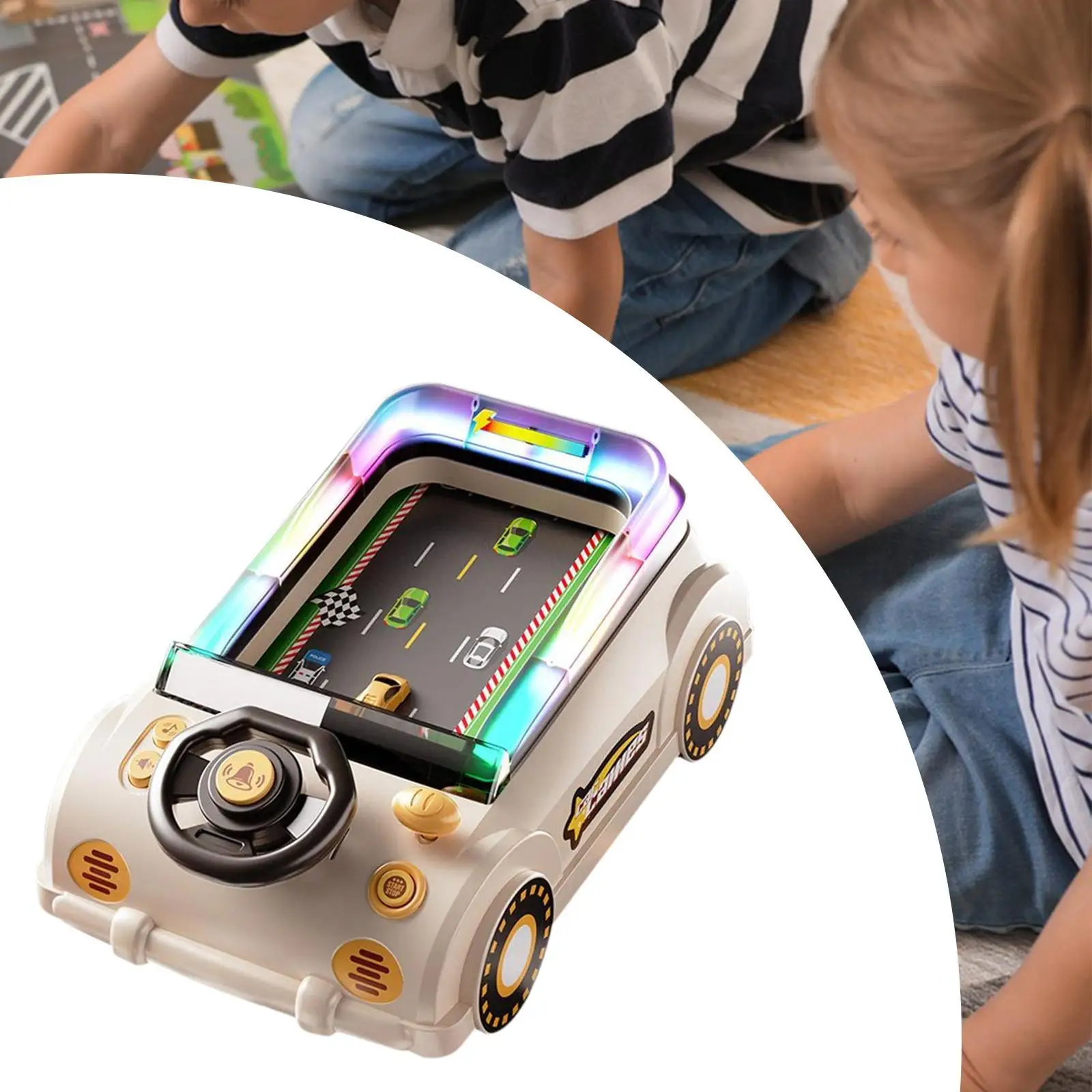 

Electronic Simulation Racing Adventure Game with Fun Obstacle Avoidance Educational Learning Toy for Nursery Age 3+ Year Old