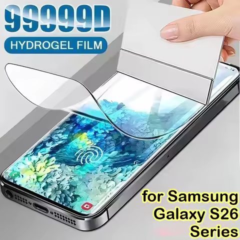 1-3Pcs HD Hydrogel Film Protector for Samsung Galaxy S26 Pro Edge S25 S21 S22 S23 S24 Ultra Note20 Plus FE Screen Film Not Glass