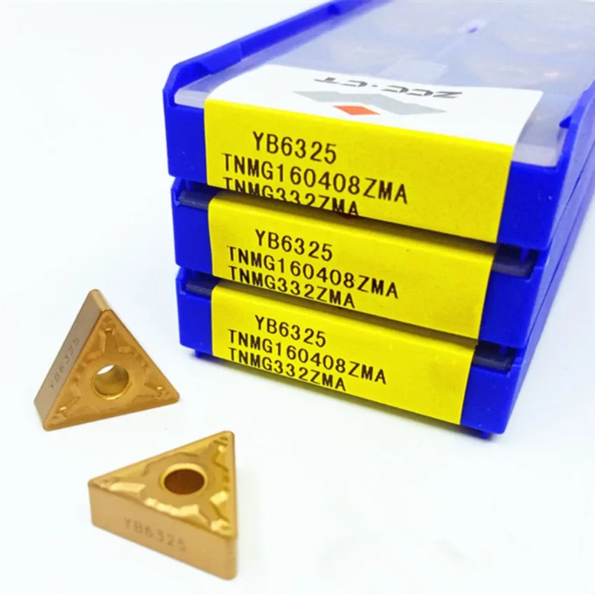 

TNMG160404ZMA YB6325/TNMG160408ZMA YB6325/TNMG160412ZMA YB6325 TNMG331 TNMG332 TNMG333 ZCC.CT Твердосплавные пластины с ЧПУ 10 шт./кор.