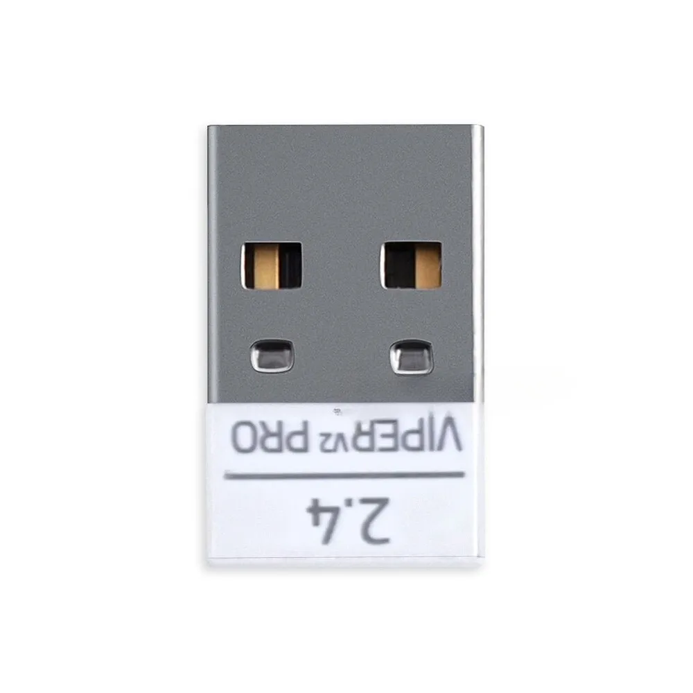 White USB Dongle Receiver Adapter for Razer Viper V2 Pro Wireless Gaming Mouse