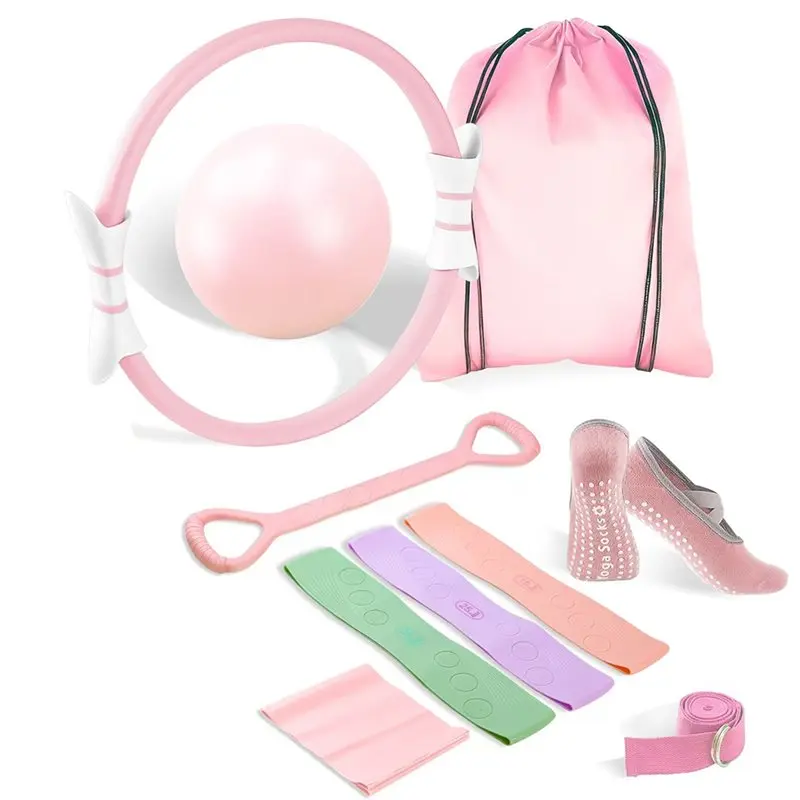 a64t-pilates-ring-kit-with-magic-circle-foam-roller-home-workout-set