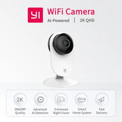 YI Pro 2K 3MP Wifi Home Camera Smart Video with Motion Detection Security Protection Surveillance System Pet IP Cam