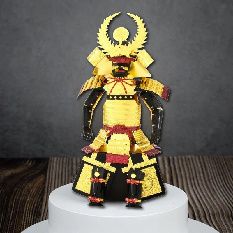 نموذج بناء معدني ثلاثي الأبعاد Sengoku Daimyo No Yoroi Tokugawa Ieyasu Toyotomi Hideyoshi Oda Nobunaga Sanada Yukimura No Yoroi Toy #2