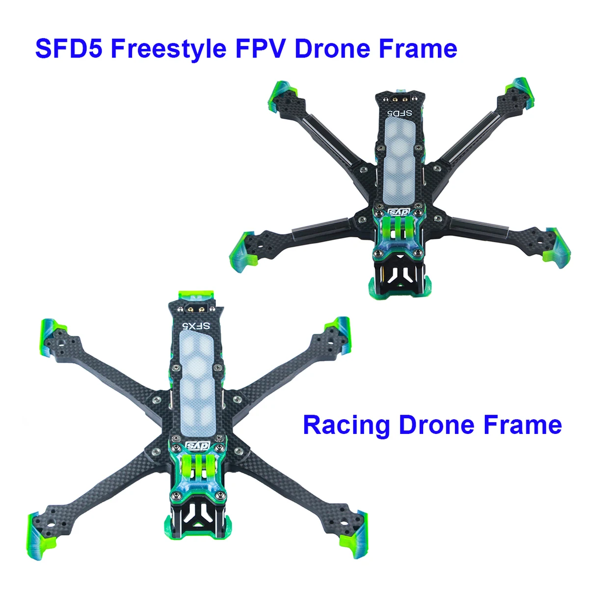 

DYS 5inch FPV Drone Frame kit 225mm Wheelbase Compatible with DJI O3 Air Unit for Racing Drone Freestyle FPV Drone Flying