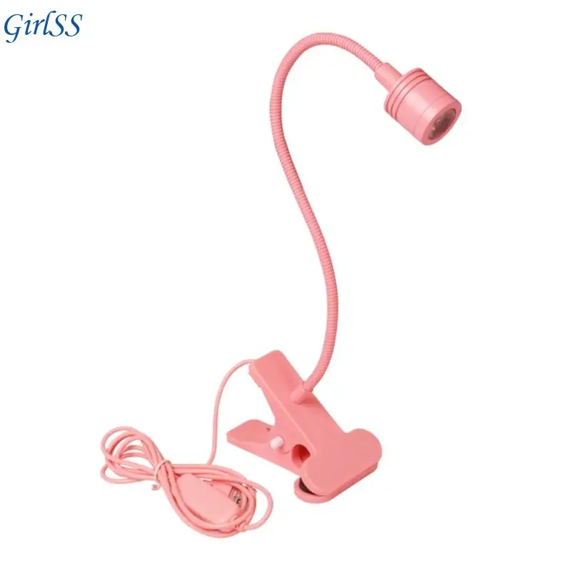 Lampada per unghie flessibile Lampada per unghie girevole Lampada per unghie Essiccatore per unghie in gel T4MB