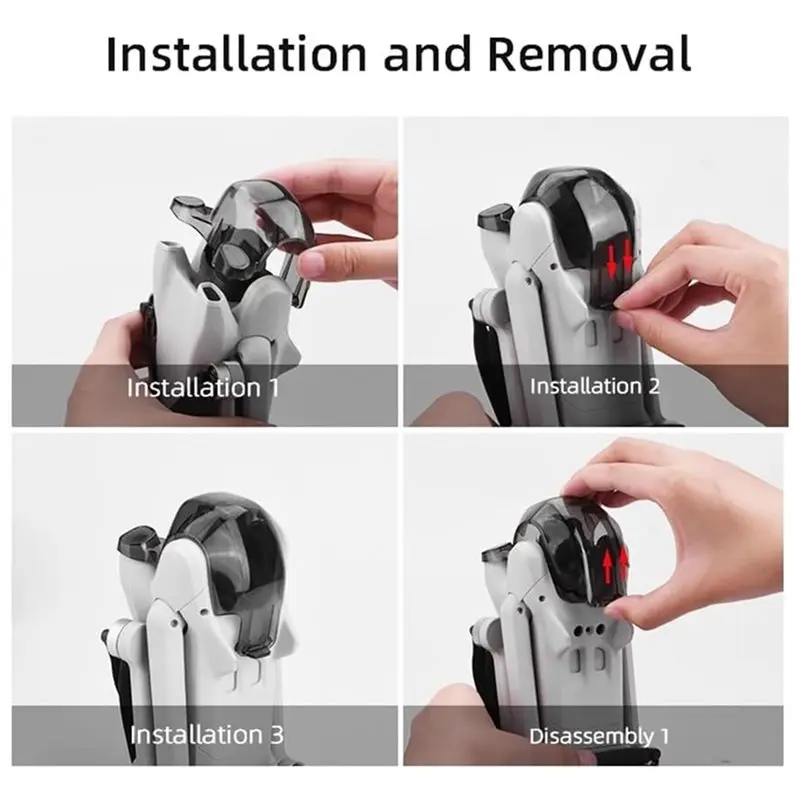 B50B-Protective Accessories For Mini 3 Drone For Gimbal Camera Lock Guard Cap Quick Release Lens Hood Sunshade Lens Cover