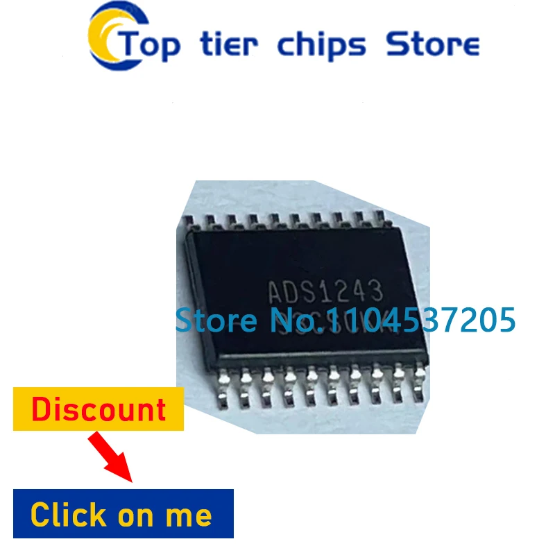

5pcs ADS1243IPWR ADS1243 BK1088ES-BIN1 BK1088 1088 TSSOP20