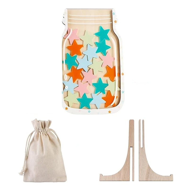 Stars Reward Jar for Toddlers, Reward System, Kids Board, Classroom Management Tools