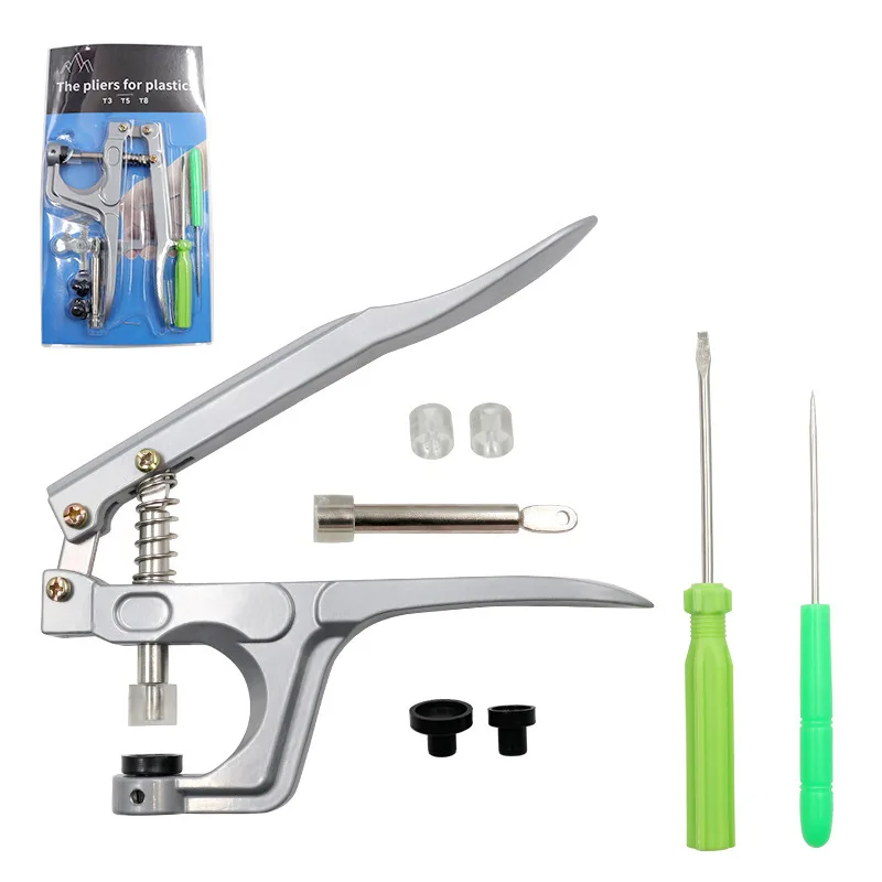 Portable Manual Press Button Machine Firm and Beautiful Complete Installation Tool for Four-Button Hand Press Pliers