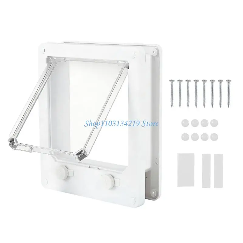 N5KC Pet Door Get-in-whenever Interior Exterior Upgraded Version Door Lock