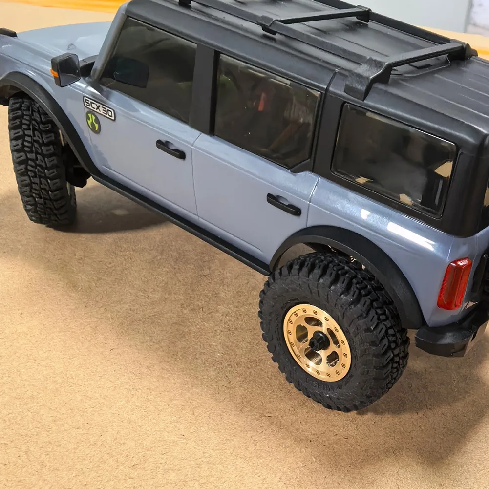 B78B-Para AXIAL SCX30 Ford Bronco 4X4 SCX30 JEEP WRANGLER JLU 4X4 Piezas de Mejora para Coche RC Crawler, Buje de Llanta de 0.7 Pulgadas