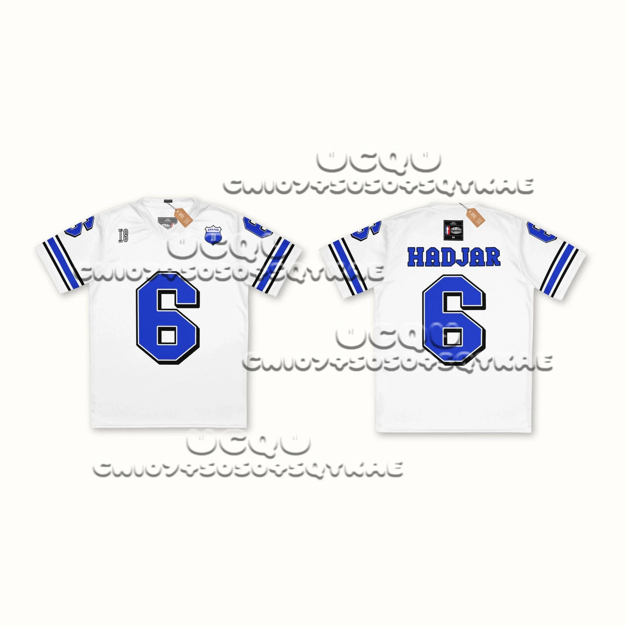 

2025 New Spring_summer Men's And Women's Sportswear Isack Hadjar Racing Bulls VCARB F1 Football Jersey V-Neck T-Shirt Y2k Tops