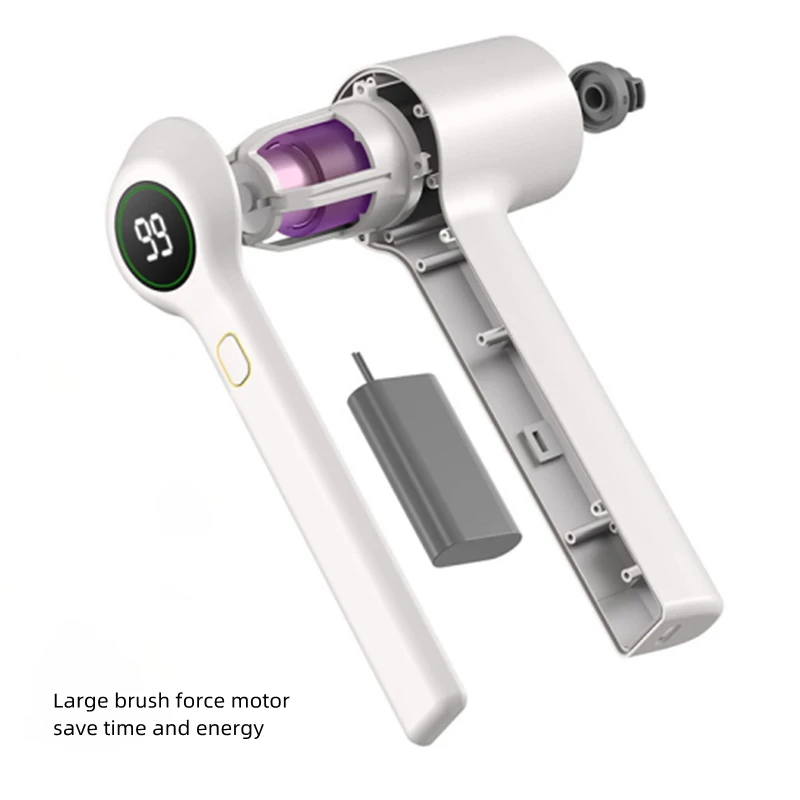 Electric Cleaning Brush multi-function cleaning brush set kitchen bathroom car wash retractable no bending no dead ends