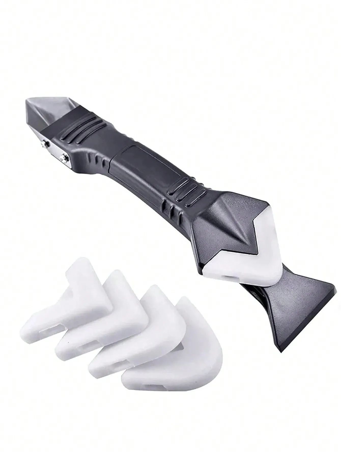 5 in 1 Silicone Spatula Window Cleaning Tool Sealant Smooth Remover Squeegee Caulk Organizer Silicon Scraper Smooth Grout Kit