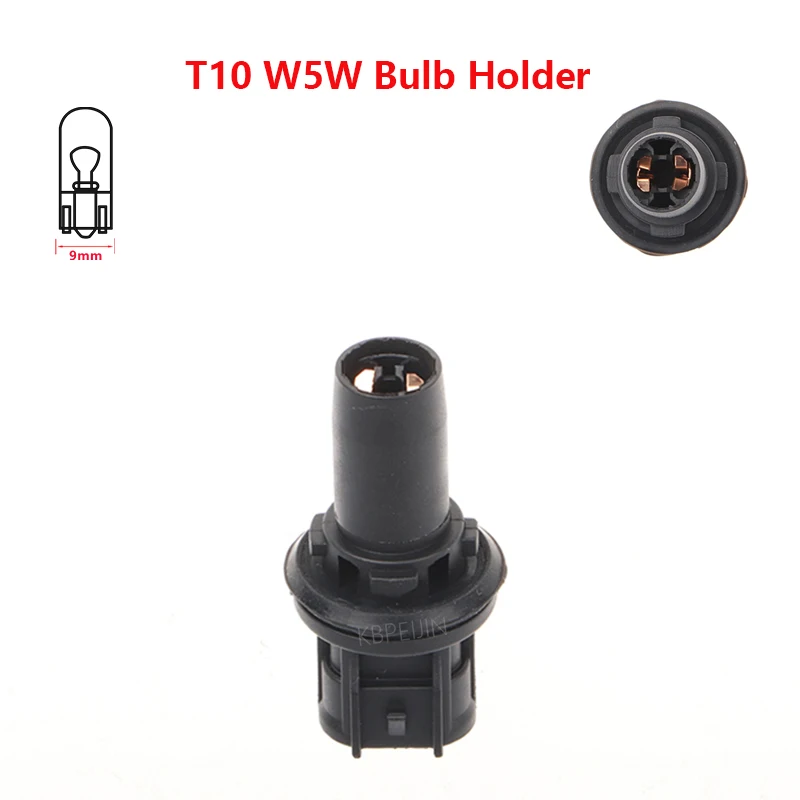 T10 W5W Bulb Holder For Toyota 4Runner Camry Prius Clearance Light Socket Car Lamp Base Replacement 1PC