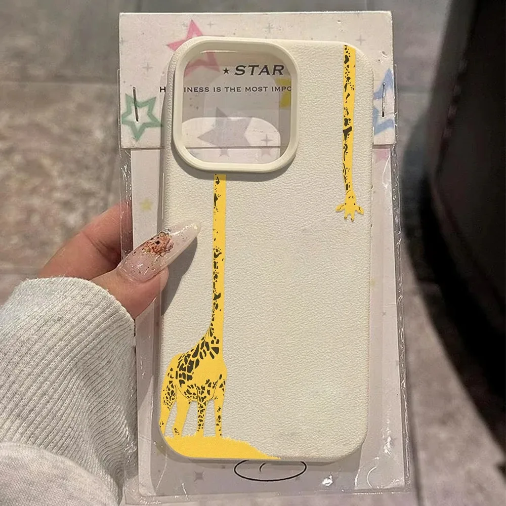 Giraffe Pattern Design Case For Samsung A05S A06 A07 A15 A16 A17 A34 A35 A53 A54 A55 S23 S24 FE S25 S26 Ultra A26 A36 A56 Cover