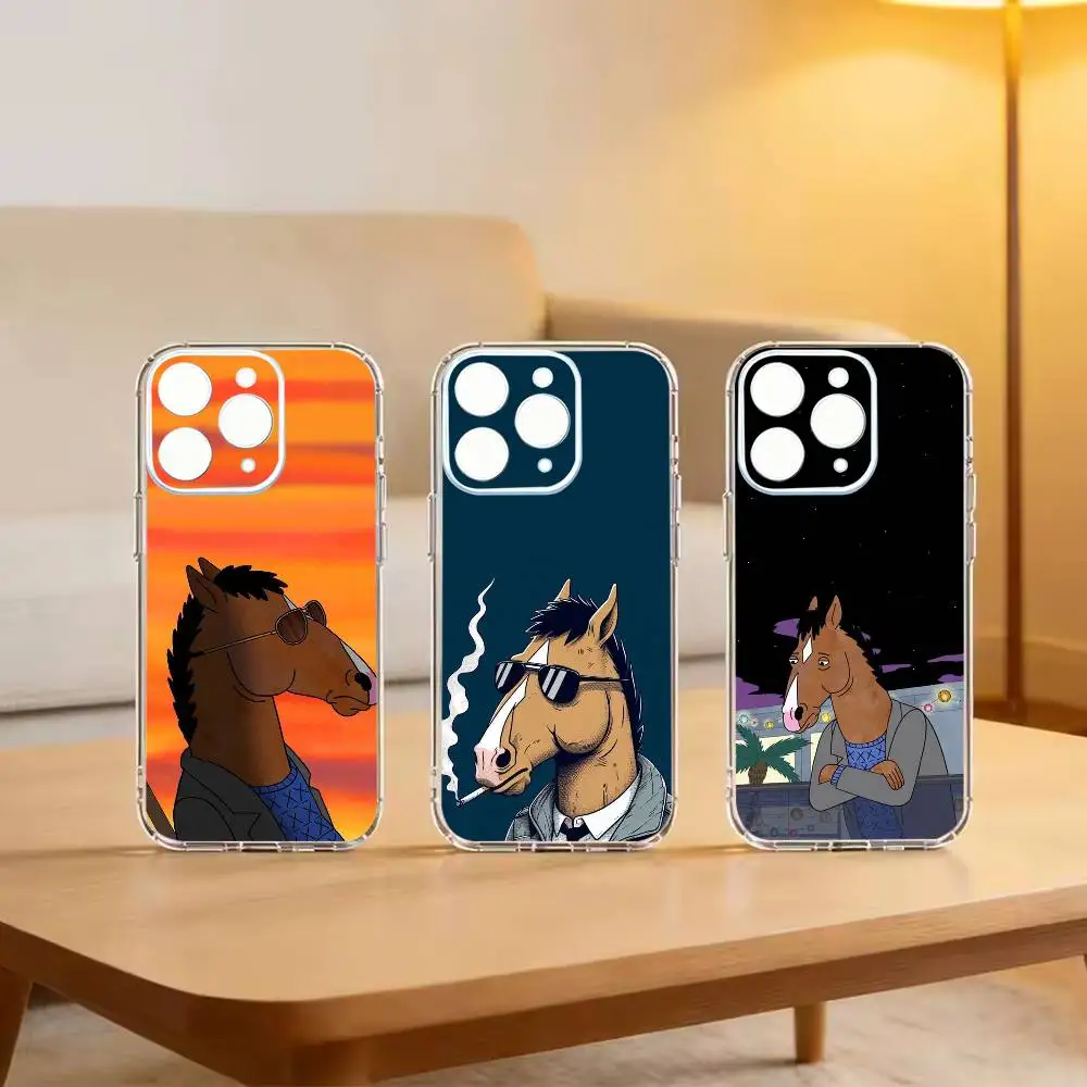 Self-Loathing  B-BoJacks Horsemans  Phone Case Transparent Soft Case For iPhone 14 16 15 17 13 12 11 Pro Max Plus