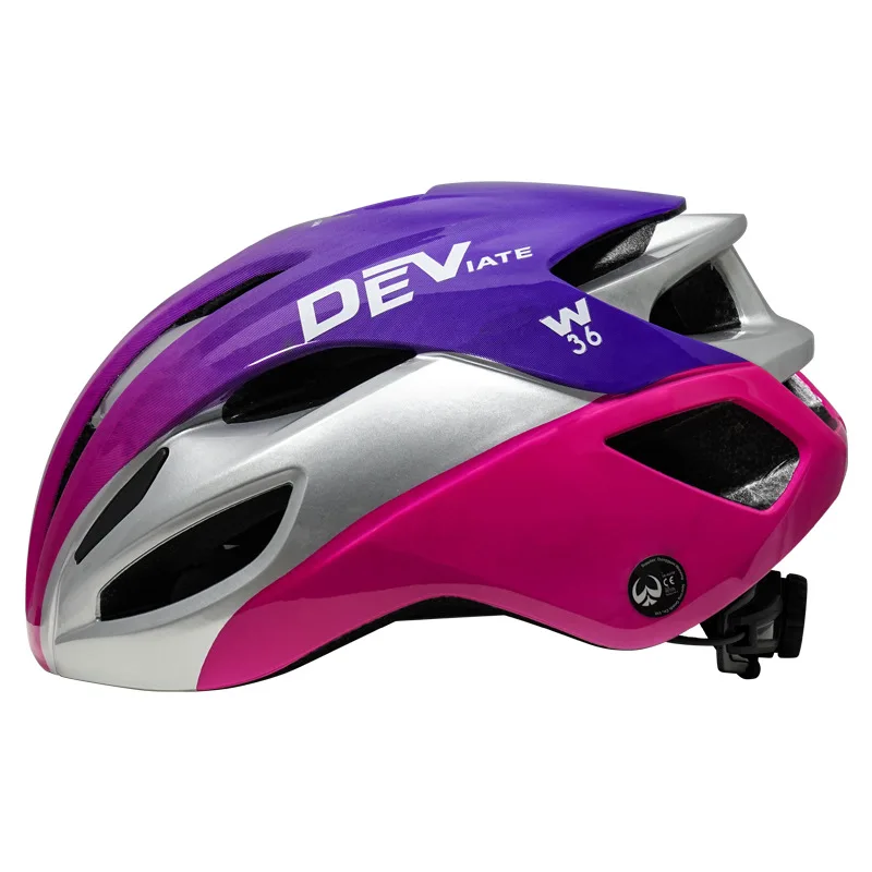 DEVIATE  Aerodynamic Road Bike Helmet Porous Ventilation Breathable Bicycle Helmet EPS Protect Head Safety Cycling Helmet