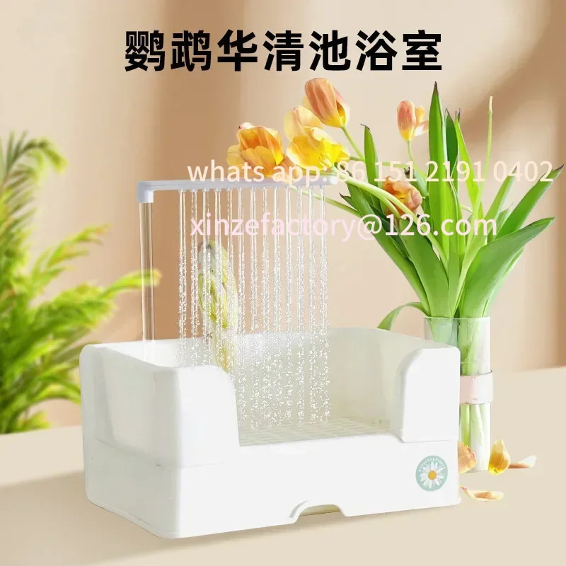 

Customizable Bird Bath, Electric Automatic Circulating Water Supply Bath, Pet Bird Bath