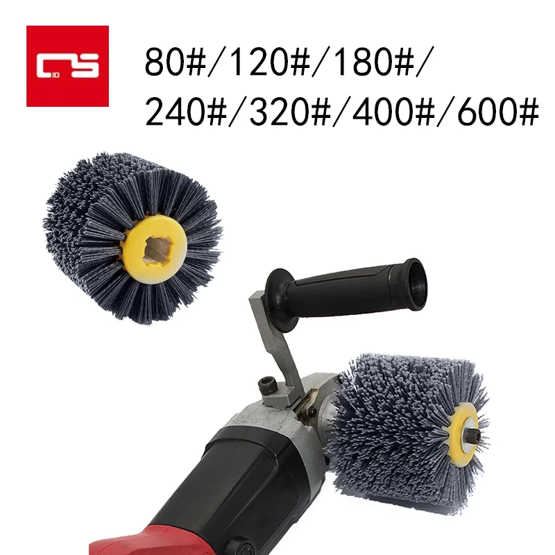 木工用研磨ワイヤー付き電気ブラシ研磨および切削工具120x100x19mm
