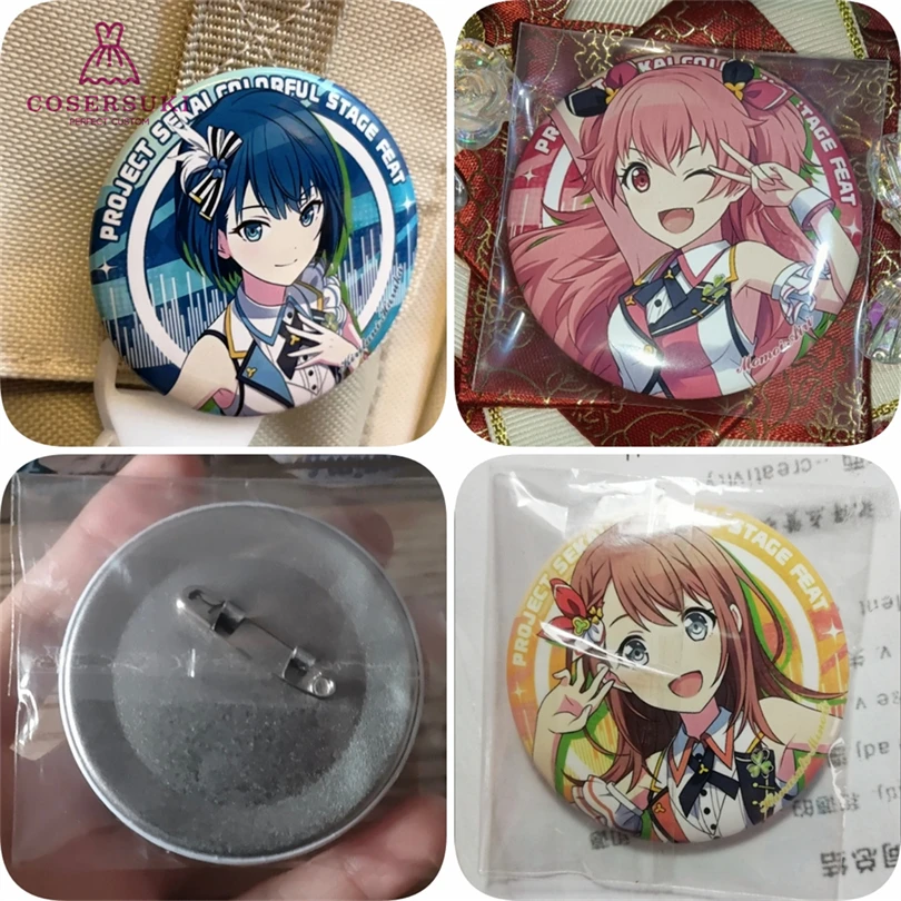 Project Sekai Pin 58 mm Badge Customizable Yoisaki Kanade Asahina