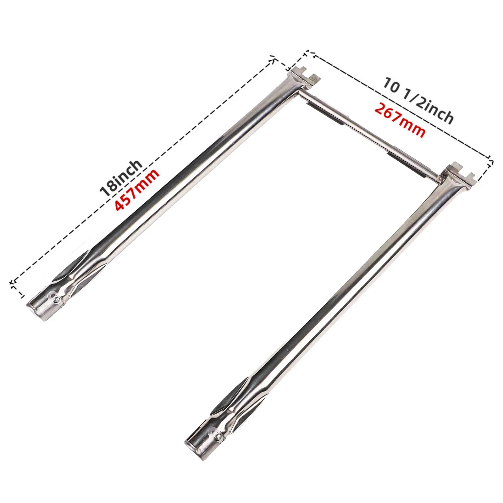 3-5 Years Durability Easy Installation Even Heat Distribution Front Control Design Easy Install Grill Burner Grilling Tool