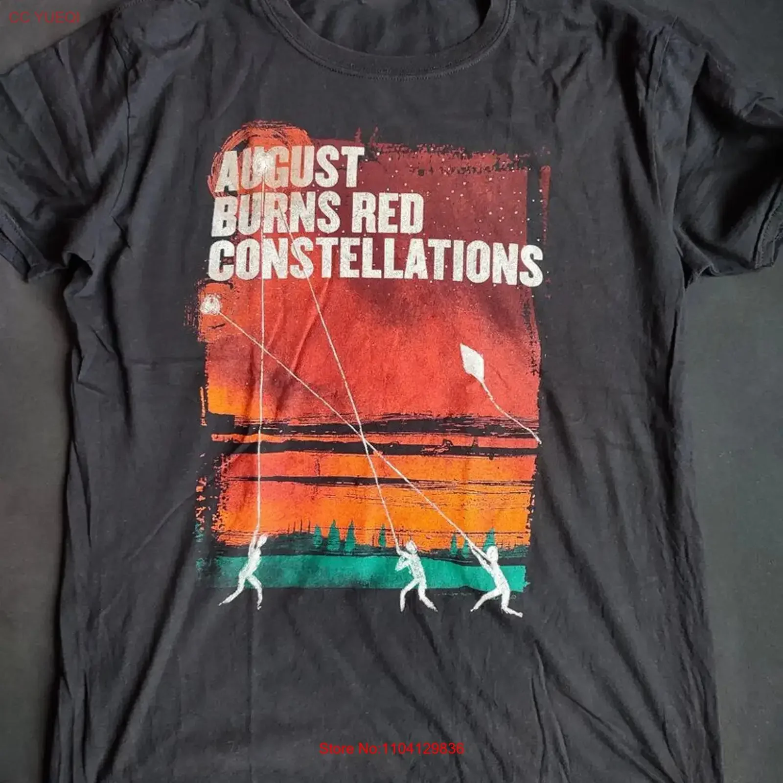 August Burns Red Constellations 2019 World Tour T Shirt Black Cotton S 5XL MM84 vintage Washed fashion graphic Slightly