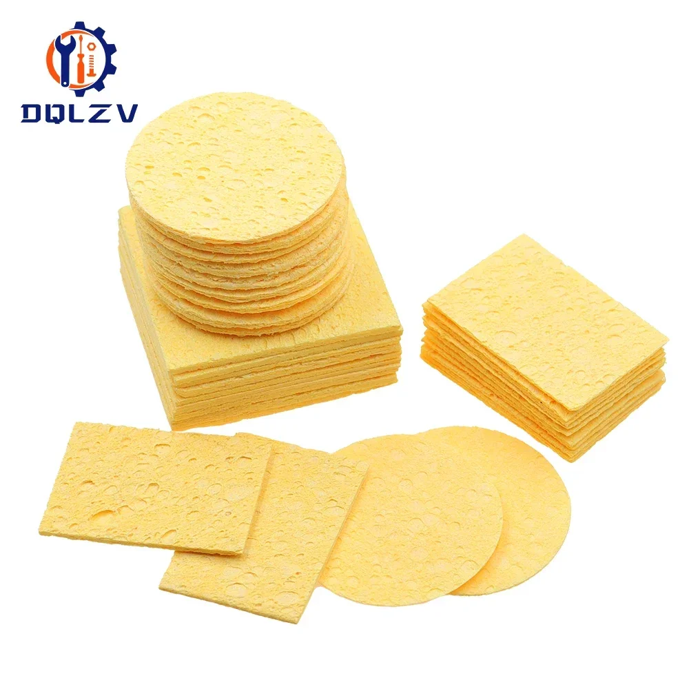 5PCS High Quality High-temperature Resistant Sponge Electric Soldering Iron Sponge Head Cleaning Sponge Pad