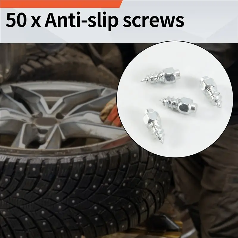 NEW HOT In Stock-Stainless Steel Tire Anti-Slip Screws Winter Scooters Snowmobiles Atvs Grip Studs