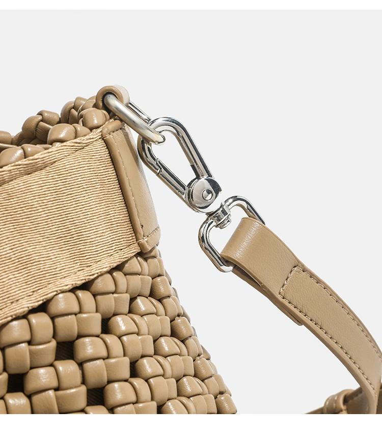 Kazrvna Tote Bag Damenhandtasche Luxusmarken-Tasche PU Rechteckige Bucket Bag Preisgünstige Tasche für Studentinnen – Detail 5