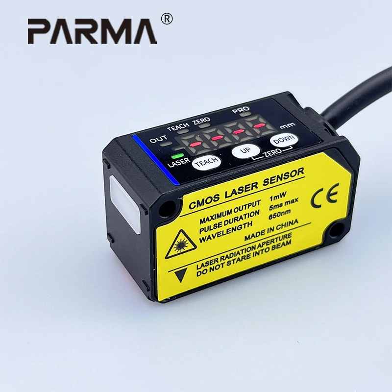 PARMA sensor  laser displacement sensor with high precision 0.005mm analog 485 for measuring thickness, height and position