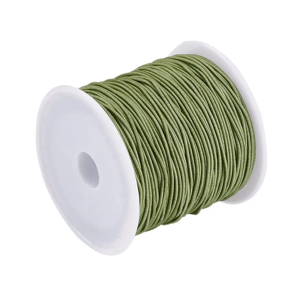 10 Rolls 1mm Round Multicolor Elastic Beading Thread Cord Stretch String for Bracelet Necklace Making DIY Jewelry Craft Supplies